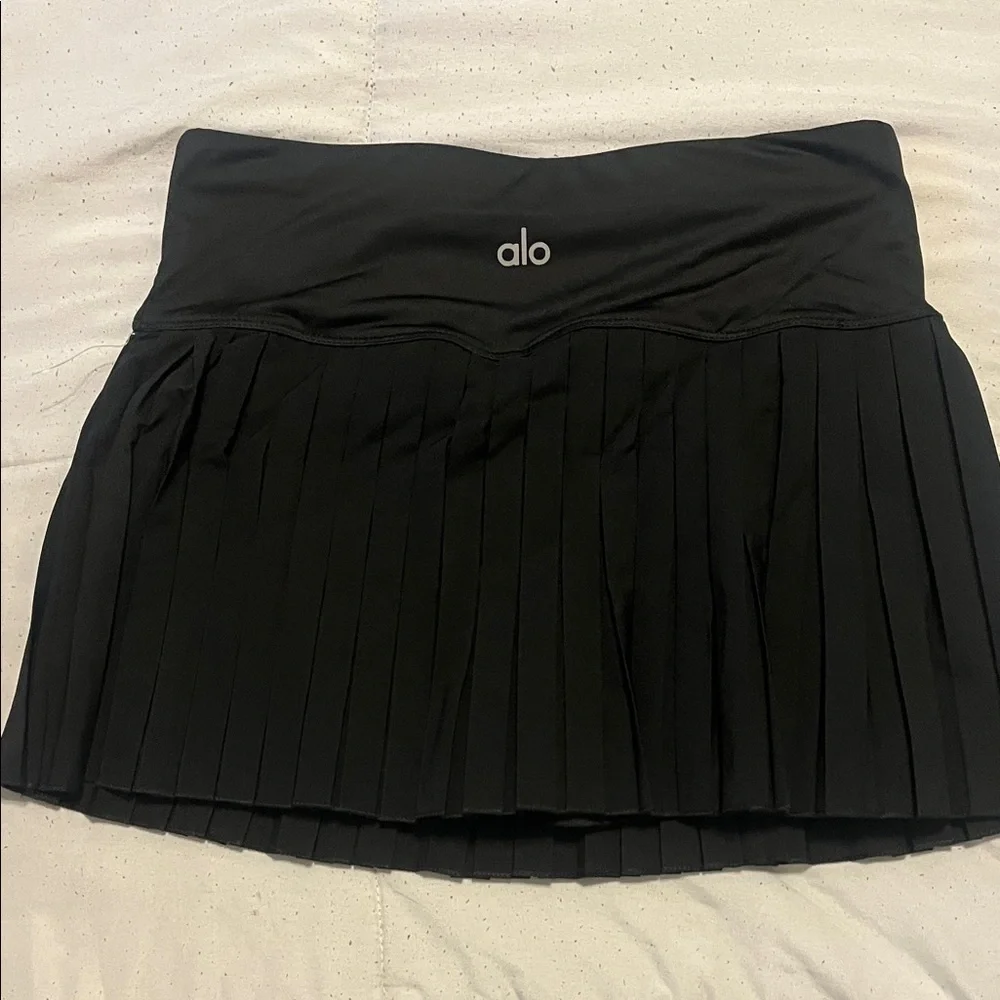New Black ALO Tennis Skirt